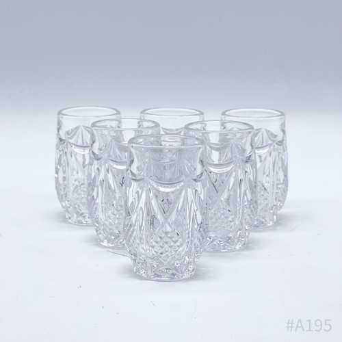 6er set vintage kristallglas - 6er,