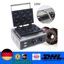 6Stück kommerzielle Elektrische Donut Maker Machine Donut Making Maschine 1550W