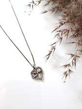 Christ SILBER Kette SCHWALBE - Herz - Damen Collier -  Zircon TOP Zustand 925