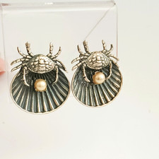 925 Krabbe & Perle in Muschel