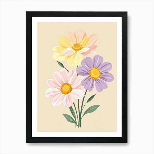 Moderne wildblumen komposition - moderne,