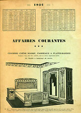 Französische Art Deco Alter Möbelkatalog 1930er Jahre ORIGINAL!
