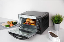 Tower Compact Backofen 15L 1300W Mini Backofen 65° - 230° 60 Minuten Timer Auto Abschaltung