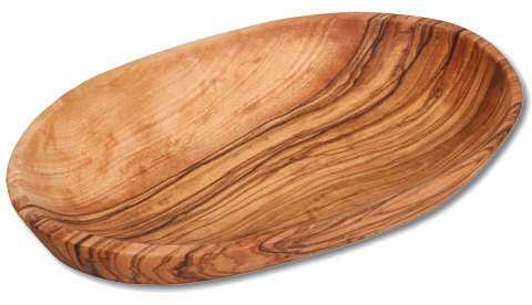 Olivenholz schale oval - olivenholz,