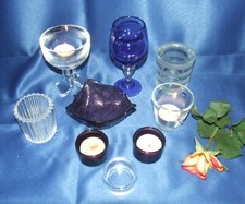 9 Glas Kerzen Teelicht Halter