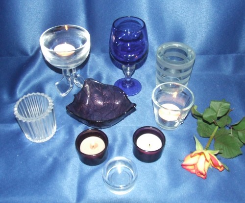 Glas kerzen teelicht halter - glas,