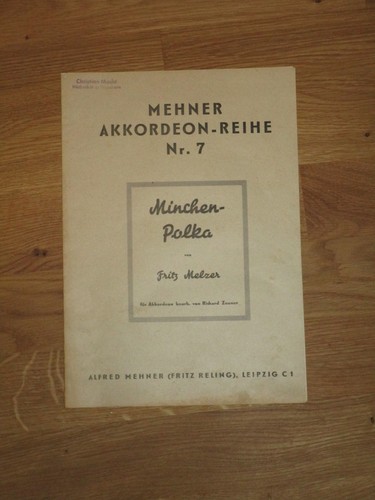Noten mehner akkordeon - reihe, 7