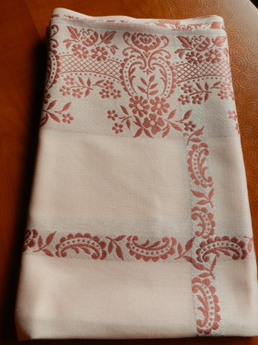 Tischdecke landhaus stil rosa - tischdecke,