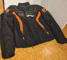 Motorrad- Jacke FLM, Schwarz/