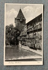 Nürnberg German Empire 1938 - used picture postcard Schuldturm to Wien