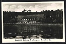Potsdam, Gaststätte Seekrug am Templiner See, Ansichtskarte 1938 