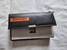 1x schöne Geldbörse/Kellnerbörse von Jägermeister, mit Sicherungskette Neu & OVP