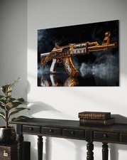 Leinwand Bild AK47 Gewehr