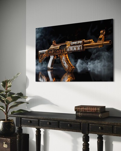 Leinwand bild ak47 - ak47, gewehr