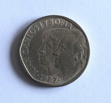 500 pesetas spanien 1987 - pesetas,