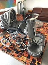 Kinderwagen Teutonia ELEGANCE in Leder Look , in neuwertigem Zustand mit Zubehör