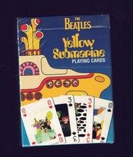 THE BEATLES YELLOW SUBMARINE ILLUSTRATED PLAYING CARDS : 2004