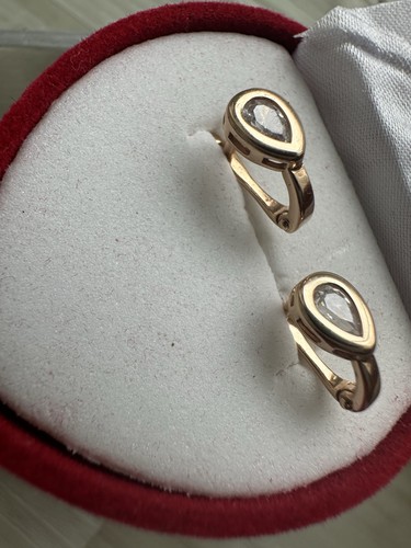 Damen kinder ohrringe rotgold - ohrringe,