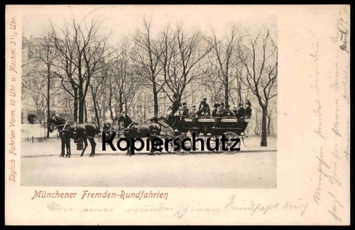 Alte postkarte münchener - alte,