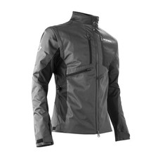 Jacke Motorrad Acerbis Moto-Cross Enduro One Schwarz Grau mit Abnehmbaren Ärmeln