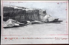 Christo - Farb-Lithografie -