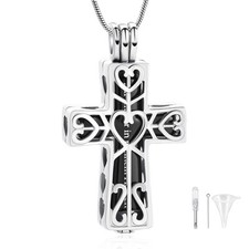 Kreuz Kette Urnen Halskette