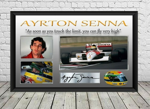 Ayrton senna signed - senna,