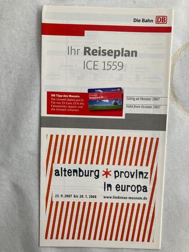Ihr reiseplaner ice 1559 - reiseplaner,