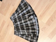 Faltenrock Schwarz Größe M