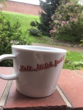 Kinderriegel Tasse 1. Edition „Halt Milch fest“ Rarität! Milky & Schoki