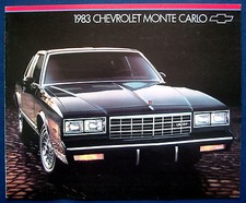 Prospekt brochure 1983 Chevrolet Chevy Monte Carlo (USA)
