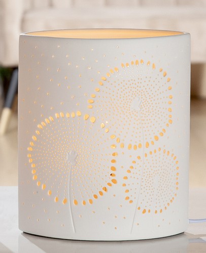 Gilde porzellan lampe - porzellan,