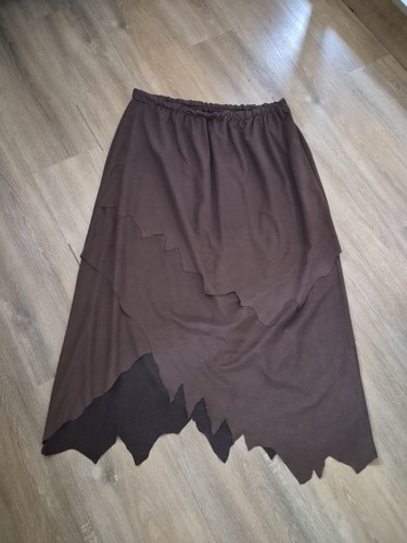Damen strech samt langer rock - damen,