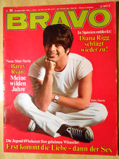 Bravo 34/1969 Komplett - Diana Rigg, Amen Corner, Barry Ryan, Mark Slade - TOP