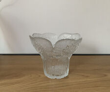 Vase von  IITTALA  Pertti Kallioinen * Wiesenkerbel*  Kerzenhalter  H 11 cm -