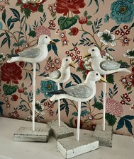 4 große 35 cm geschnitzte