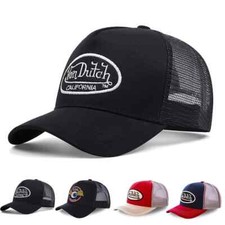 Herren Neu  VON DUTCH Basecap Mesh Baseballkappe Atmungsaktiver Trucker Mütze