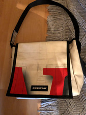 Freitag  F21 NIGHTCLUB Messenger Bag  ROT-WEISS-GRAU, BLAU, Neue Freitag Tasche!