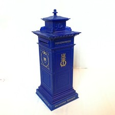 Blaue plastik spardose - blaue,