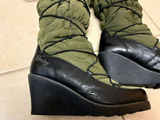 Replay, Damen Stiefel, Gr. 41 Leder schwarz