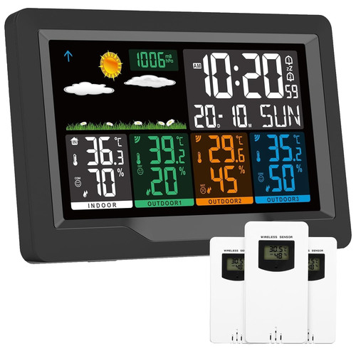 Jely wetterstation funk mit - wetterstation, 3