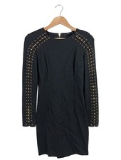 GUESS Langarmkleid Damen Kleid Gr. DE 36 schwarz Casual-Look