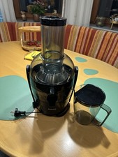 Philips Entsafter Saftpresse Zentrifugal 800W QuickClean Schwarz