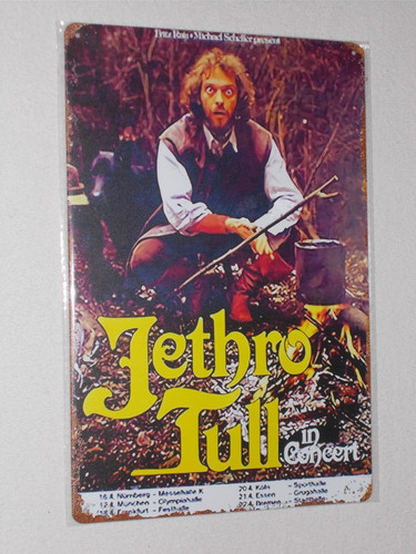 Jethro tull blechschild als - jethro,