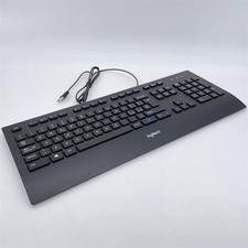 Logitech K280e Pro Tastatur italienisches QWERTY Layout Schwarz