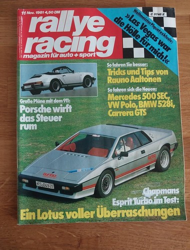 Rallye racing 1981 audi - 11/1981,