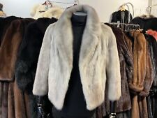 Nerzjacke Grau Nerz Pelz Pelzjacke Real Fur Mink Jacket Visone Pelliccia Norka S