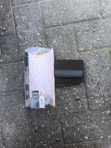 Mini tasche stoff echtleder - stoff, &