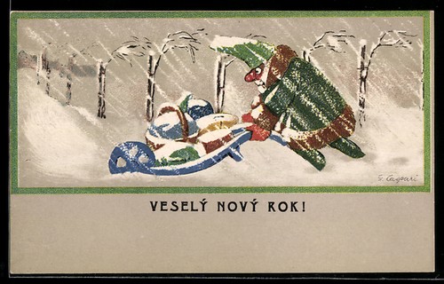 Künstler gertrud caspari - künstler-ak,