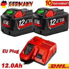 Für Milwaukee M18 Original Akku 18V XC 12,0Ah Li-Ion M18B5 48-11-1860 48-11-1852
